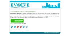 Desktop Screenshot of evolveinsure.com